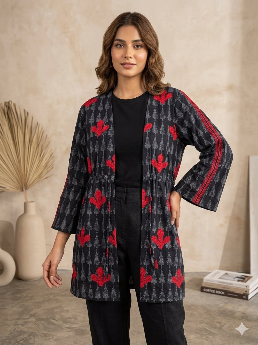 Cottagecore Cotton Embroidered  Unique Jacket